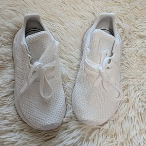 Toddler Adidas White Swift Run Shoes 10